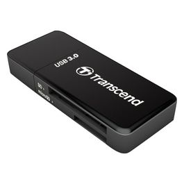 Transcend Flash Memory Card Reader Rdf5 Usb3 Microsd/sd Black