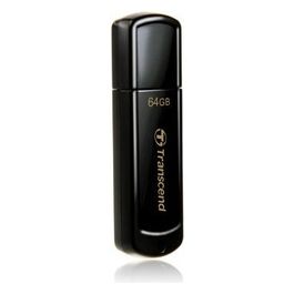 Transcend Flash Memory Jetflash 350 64gb usb Drive usb2 Black