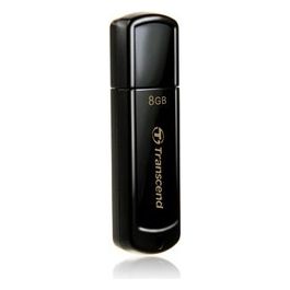 Transcend Flash Memory Jetflash 350 8gb usb Drive usb2 Black