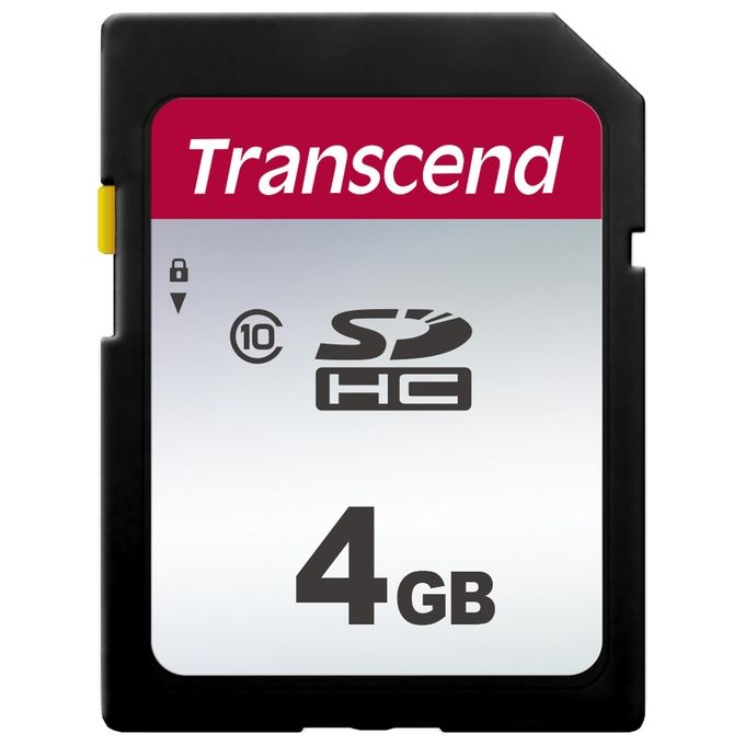 Transcend SDHC 300S 4Gb Memoria Flash Classe 10 NAND