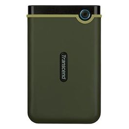 Transcend StoreJet 25M3 Hard Disk Esterno Portatile 2Tb 2.5" USB 3.1 Gen 1 256 bit AES Verde Militare