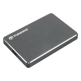 Transcend Storejet2,5 C3N Disco Rigido Esterno 1Tb Extra Slim Grigio ferro