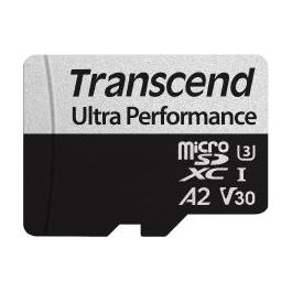 Transcend TS128GUSD340S Memory Card 128Gb microSD con Adattatore Uhs-I U3 A2 Ultra Performance