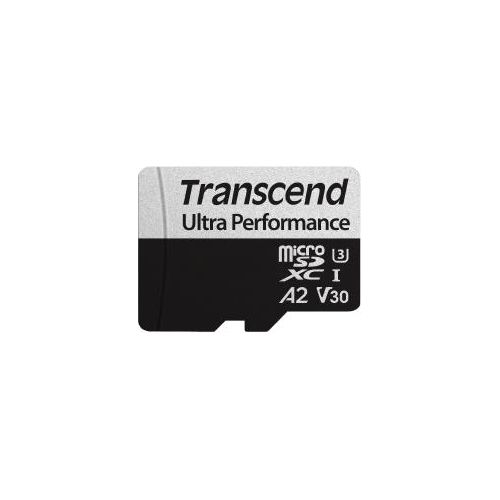Transcend TS128GUSD340S Memory Card 128Gb microSD con Adattatore Uhs-I U3 A2 Ultra Performance