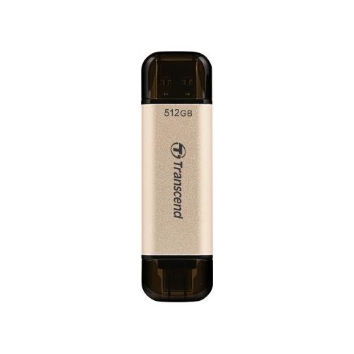 Transcend TS512GJF930C Pen Disk 512Gb Usb 3.2 Pen Drive Tlc High Speed Type-C