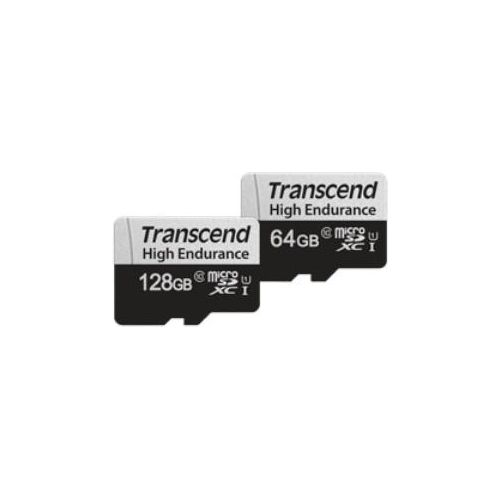 Transcend TS64GUSD350V Scheda MicroSD da 64Gb High Endurance MicroSDXC 350V