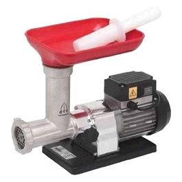 Tritacarne Elettrico N.8 Young 300W Nero, Rosso, Acciaio inossidabile