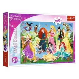 Puzzle da 100 Pezzi - Disney Princess: Le Affascinanti Principesse