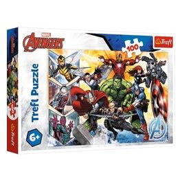 Puzzle da 100 Pezzi - La Potenza Degli Avengers