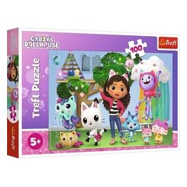 Puzzle da 100 Pezzi - Gabbys Dollhouse