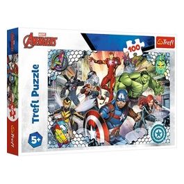 Puzzle da 100 Pezzi - Marvel: Famous Avengers