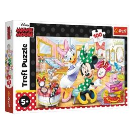 Puzzle da 100 Pezzi - Disney: Minnie Al Salone Di Bellezza
