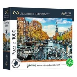 Puzzle da 1000 Pezzi Uft - Wanderlust: Autumn In Amsterdam. Netherlands