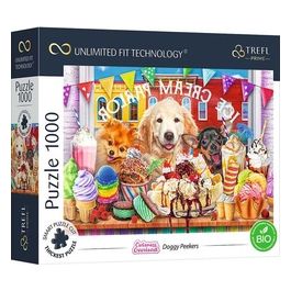 Puzzle da 1000 Pezzi Uft - Cuteness Overload: Doggy Peekers