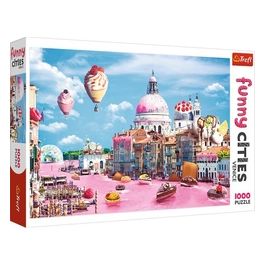 Puzzle da 1000 Pezzi - Funny Cities: Sweets In Venice