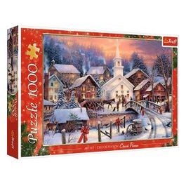 Puzzle da 1000 Pezzi - Bianco Natale