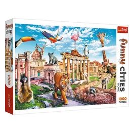 Puzzle da 1000 Pezzi - Funny Cities: Wild Rome