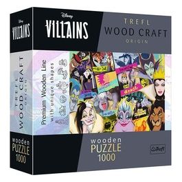 Puzzle da 1000 Pezzi In Legno - Disney Villains: Villains Reunion