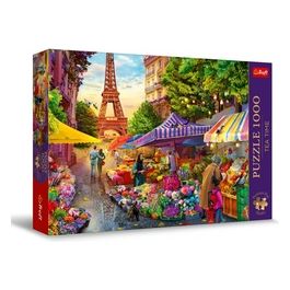 Puzzle da 1000 Pezzi Premium Plus - Tea Time: Flower Market. Paris