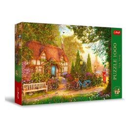 Puzzle da 1000 Pezzi Premium Plus - Tea Time: Thatched Cottage