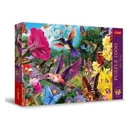 Puzzle da 1000 Pezzi Premium Plus - Tea Time: Hummingbird Garden