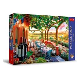 Puzzle da 1000 Pezzi Premium Plus - Tea Time: Italian Vineyard