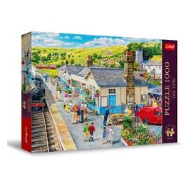 Puzzle da 1000 Pezzi Premium Plus - Tea Time: The Village Station