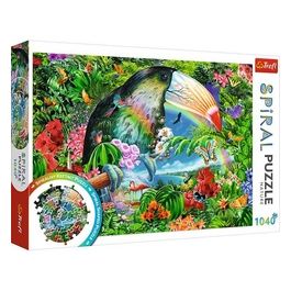 Puzzle da 1040 Pezzi Spirale - Tropical Animals