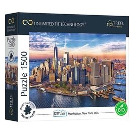Puzzle da 1500 Pezzi Uft - Cityscape: Manhattan. New York. Usa