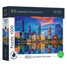 Puzzle da 1500 Pezzi Uft - Cityscape: Urban Reflection. Perth. Australia
