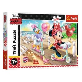 Puzzle da 200 Pezzi - Minnie Sulla Spiaggia