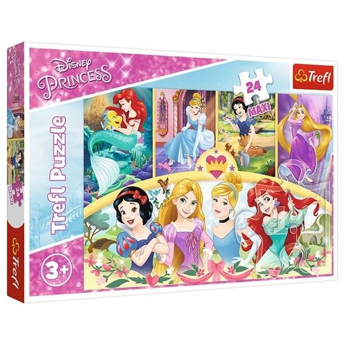 Trefl Puzzle da 24 Pezzi Maxi Disney Princess La Magia delle Memorie