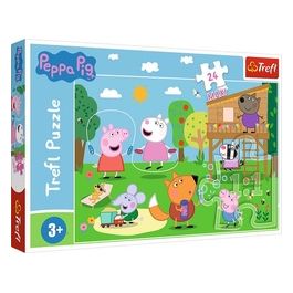 Puzzle da 24 Pezzi Maxi - Peppa Pig: Fun In The Grass