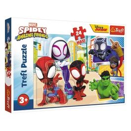Puzzle da 24 Pezzi Maxi - Spidey And His Amazing Friends