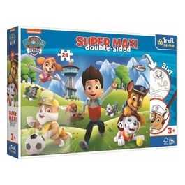 Puzzle da 24 Pezzi Maxi Double Sided - Paw Patrol: Le Avventure Della Paw Patrol