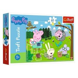 Trefl Puzzle da 30 Pezzi Peppa Pig Escursione nella Foresta