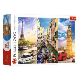 Puzzle da 4000 Pezzi - Trip Around Europe
