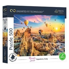 Puzzle da 500 Pezzi Uft - Romantic Sunset: Cappadocia. Turkey