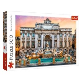 Puzzle da 500 Pezzi - Fontanna Di Trevi. Rome