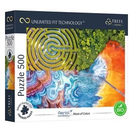 Puzzle da 500 Pezzi Uft - Aerial Mindblow: Maze Of Colors
