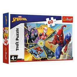Puzzle da 60 Pezzi - Spider-man: On The Web