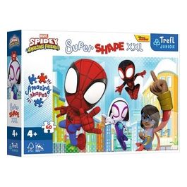 Puzzle da 60 Pezzi Xxl Super Shape - Spidey And His Amazing Friends: Smart Spidey
