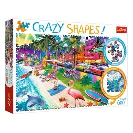 Puzzle da 600 Pezzi Crazy Shapes - Miami Beach