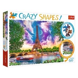 Puzzle da 600 Pezzi - Crazy Shapes: Cielo Su Parigi