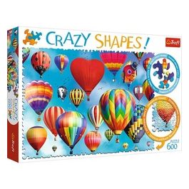 Puzzle da 600 Pezzi - Crazy Shapes: Palloni Colorati
