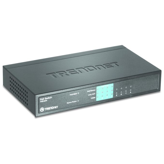 Trendnet 8 Port 4x10-100 4 Poe Poe Switch