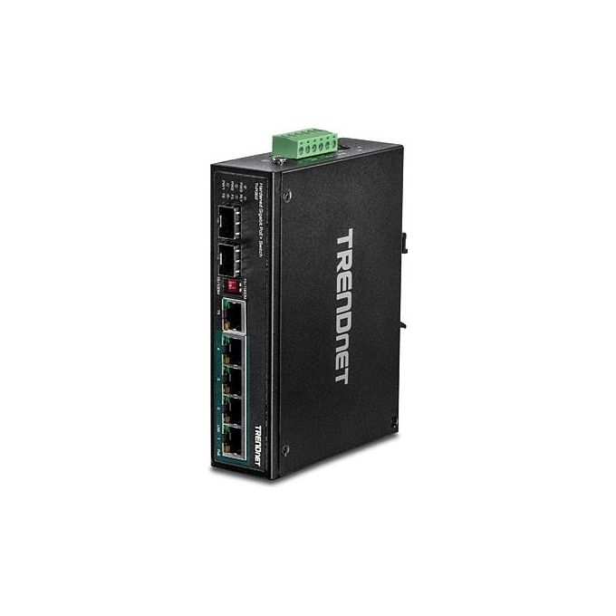 Trendnet TI-PG62 Switch di Rete Non Gestito Gigabit Ethernet 10/100/1000 Supporto Power Over Ethernet Nero