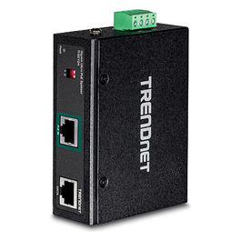 TI-SG104, Splitter PoE Gigabit Industriale, Supporta Standard IEEE 802.3af/at/bt, Nero