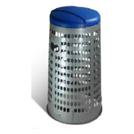 Cestino rifiuti tata eco blu 38x80 cm con coperchio per raccolta differenziata ics spa