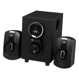 AVX 615 BT Set Altoparlanti con Subwoofer Bluetooth USB SD AUX-IN 30W Nero